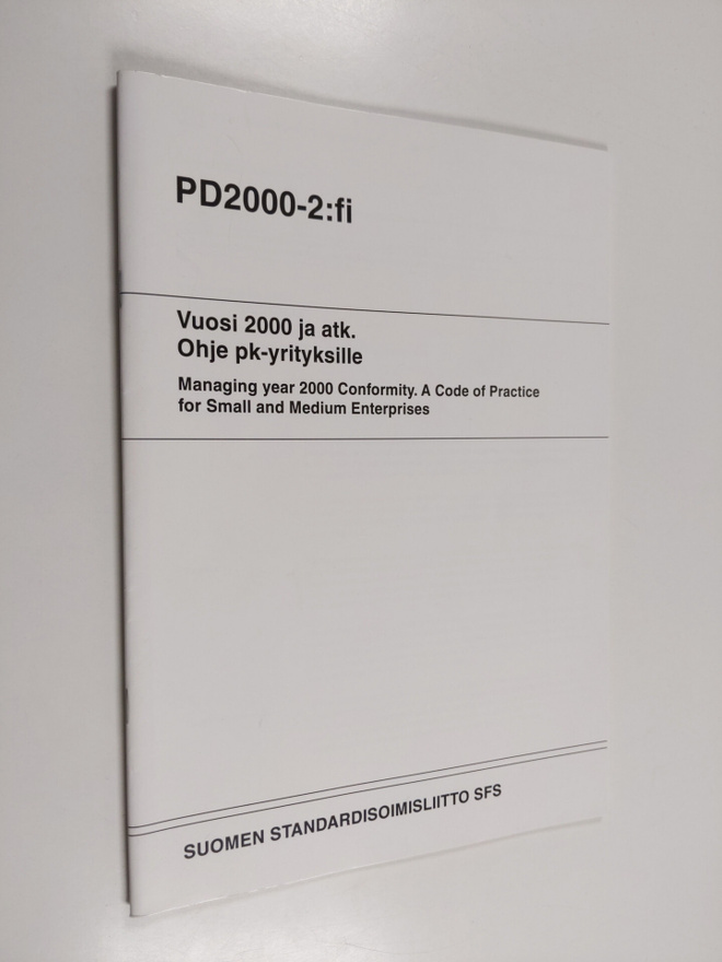 Vuosi 2000 ja atk : ohje pk-yrityksille