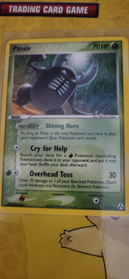 Pinsir #24 Pokemon EX Legend Maker rare card