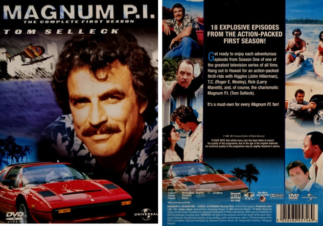 MAGNUM P.I. Kausi 1 - DVD boxi