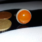 Vintage, Meripihka, sormus, Amber, Itämeren meripihka,  - pikkukuva 4
