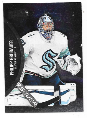 2021-22 Metal Universe #99 Philip Grubauer , Seattle MV