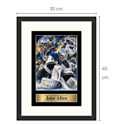 Uusi Jake Allen NHL art print Limited Edition