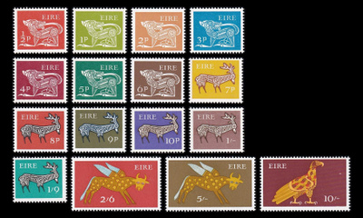 Irlanti 210-25 ** Käyttösarja taidetta (1968)