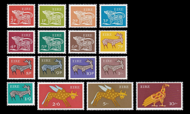 Irlanti 210-25 ** Käyttösarja taidetta (1968)