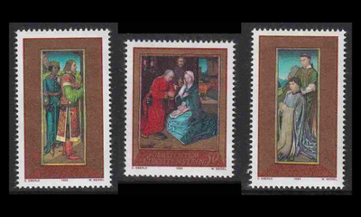 Liechtenstein 978-80 ** Joulu (1989)