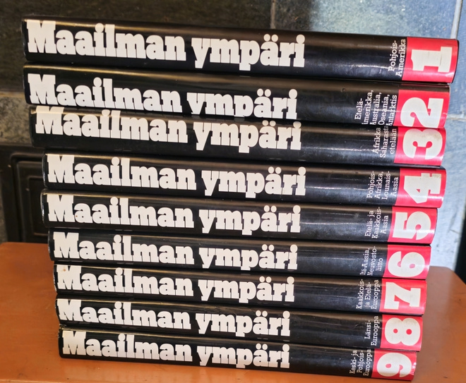 MAAILMAN YMPÄRI, KOKO KIRJASARJA 1-9
