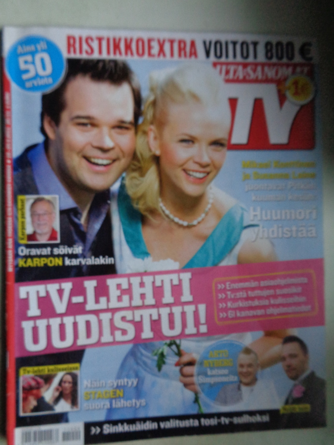 Ilta-Sanomat Tv-lehti 19.-25.5.2011 (22.11)