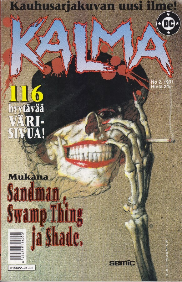 Kalma 2/1991 Sandman,  Shade,  Rämeen olento (116 sivua)
