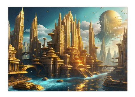 100 kpl uusia Sci-Fi taide julisteita koko A4