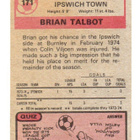Purkkakuva Jalkapallo n:o 171 BRIAN TALBOT. IPSWICH. - pikkukuva 2