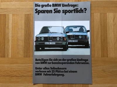 Esite BMW E21 3-sarja 320 & 323i, 1981/1982