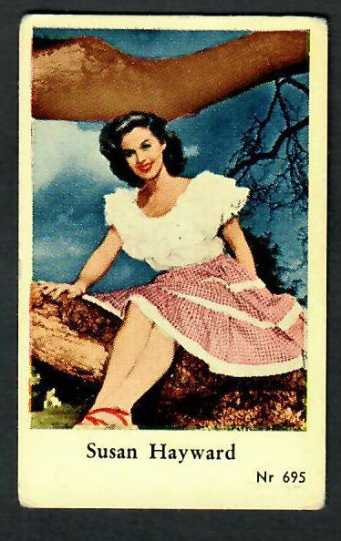 Keräilykuva - Susan Hayward Nr 695