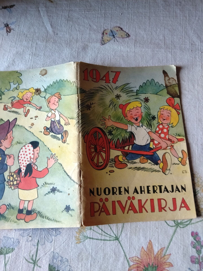nuoren ahertajan päiväkirja 1947 talkoo vihkonen