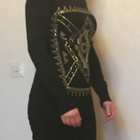 Luxestar musta / kultainen neule L/XL - pikkukuva 4