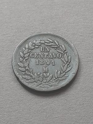Mexico UN centavo 1891