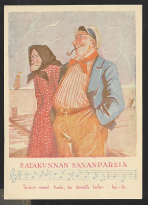 Satakunnan sananparsia - kortti