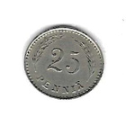 1921 25 PENNIÄ KOLIKKO KÄYTETTY - pikkukuva 1