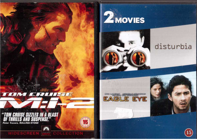 2 KPL DVD ELOKUVIA
