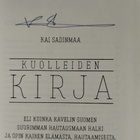 Kai Sadinmaa: Kuolleiden kirja (signeerattu) - pikkukuva 2