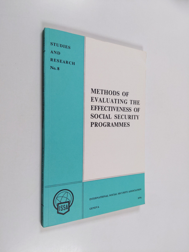 Methods of evaluating the effectiveness of social securit...