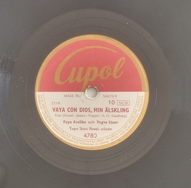 Savikiekko - Raya Avellan (Harmony Sisters) - Cupol 4780