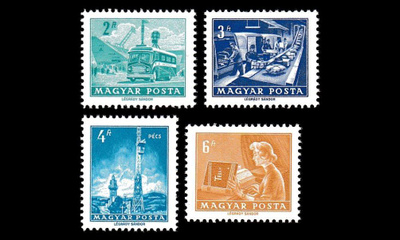 Unkari 2834-7 ** Käyttösarja posti- ja televiestintä (197
