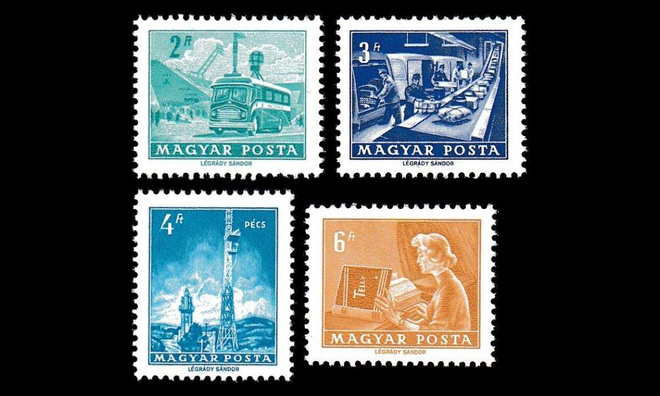 Unkari 2834-7 ** Käyttösarja posti- ja televiestintä (197