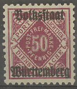 Wyrtemberg Mi 143 b +