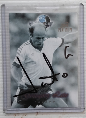 Grzegorz Lato Puola signed