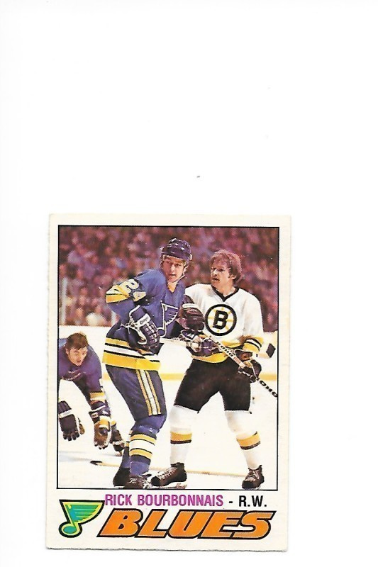 1977-78 OPC #312 Rick Bourbonnais St Louis Blues