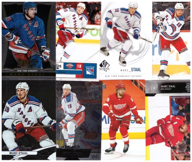 8 x MARK STAAL Rangers, Red Wings