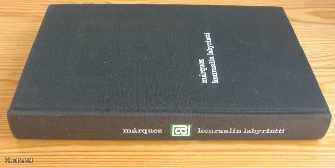 Gabriel García Márquez: Kenraalin labyrintti, Wsoy-90. 260 s