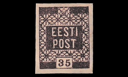 Eesti 3a * Käyttösarja 35 ruskea (1919)