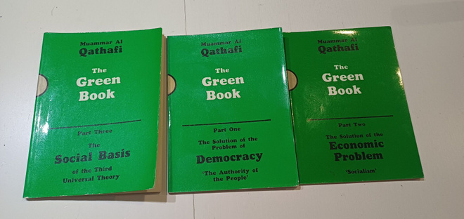 Muammar Al Qathafi, the Green Book