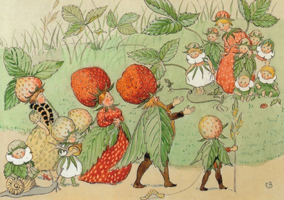 Elsa Beskow: Mansikkaperhe
