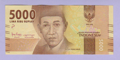 Indonesia 5000 Rupiah v.2016 P-156