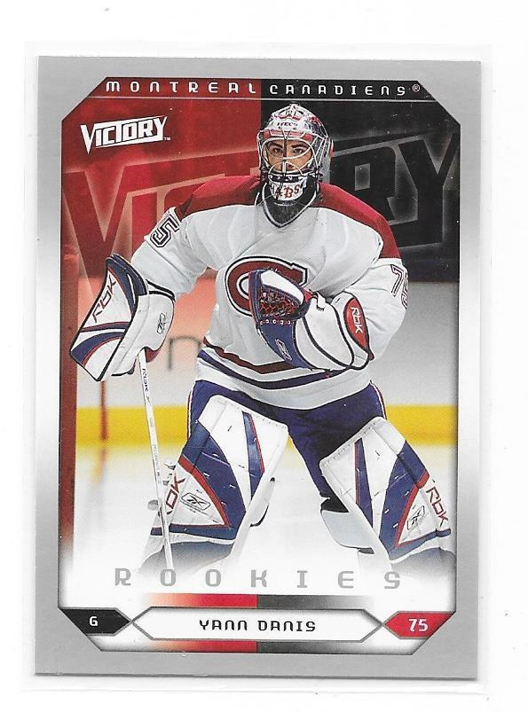 2005-06 Upper Deck Victory #260 Yann Danis Montreal MV RC
