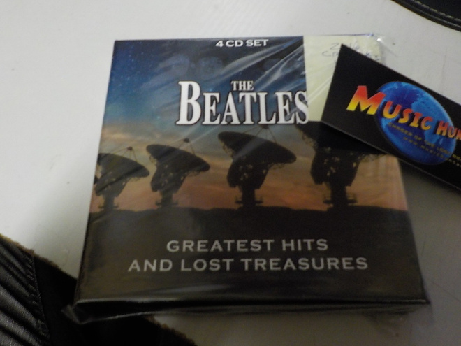 BEATLES - GREATEST HITS AND LOST TREASURES UUSI 4CD BOKSI