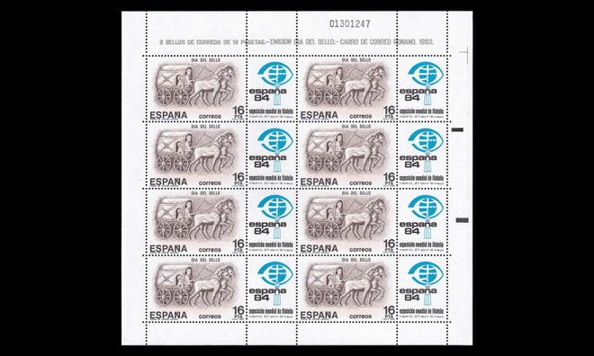 Espanja 2604kb ** Postimerkkinäyttely ESPAÑA (1983)