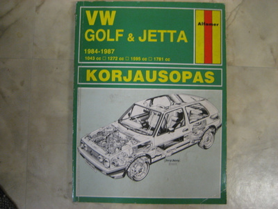 VW Golf korjausopas 1984-87 suomenkielinen
