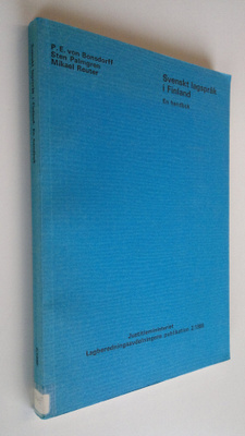 P. E. von Bonsdorff : Svenskt lagspråk i Finland : handbok