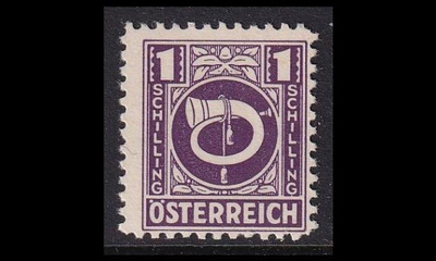 Itävalta 735 ** Käyttösarja Postitorvi 1 S (1945)