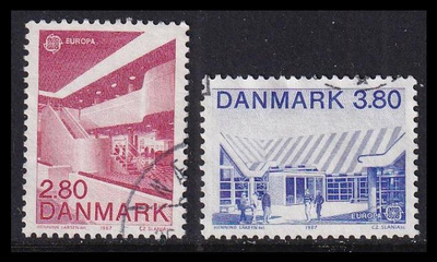 Tanska 895-6 o Europa moderni arkkitehtuuri (1987)
