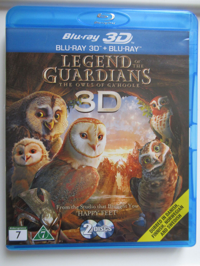 LEGEND OF THE GUARDIANS BLU-RAY (BLU-RAY 3D + BLU-RAY)
