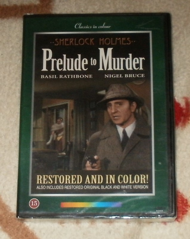 SHERLOCK HOLMES ~ Prelude to Murder ~ DVD  kelmussa MINT