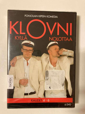 DVD Klovni - Kyllä nolottaa, kaudet 4-6 UUSI MUOVEISSA
