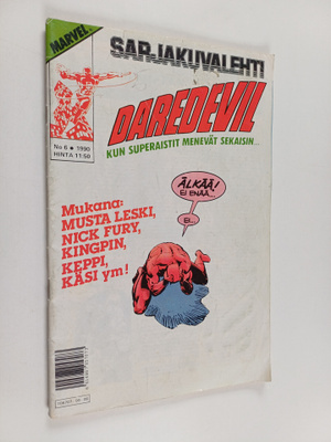 Sarjakuvalehti 6/1990 : Daredevil