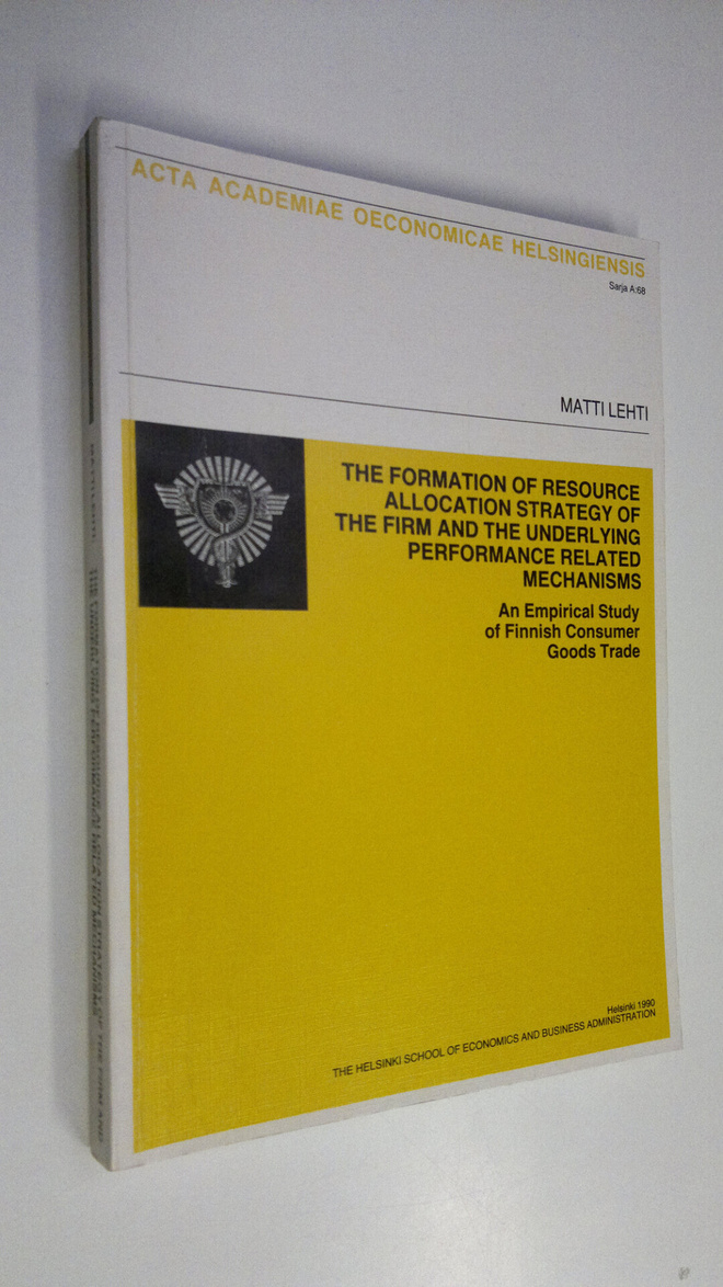 Matti Lehti : The formation of resource allocation strate...