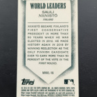 2021 Topps Allen & Ginter World Leaders Sauli Niinistö - pikkukuva 2