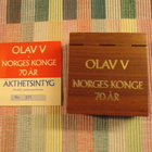 Olav V ,Norjan kuningas 70 vuotta. Muistomitali 2.7.1973. - pikkukuva 5